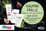 Sebamed 1000 ml ostajalle kaupan päälle Viikuna-suihkugeeli 250 ml