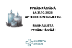 Hyvää pyhäinpäivää!