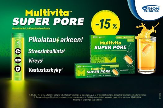 Multivita Super Pore -15 %